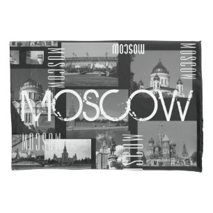 Moskouse stad St. Basil's Cathedraal Architecture Kussensloop