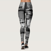 Moskouse stad St. Basil's Cathedraal Architecture Leggings (Achterkant)
