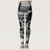Moskouse stad St. Basil's Cathedraal Architecture Leggings (Voorkant)