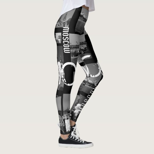 Moskouse stad St. Basil's Cathedraal Architecture Leggings (Rechts)