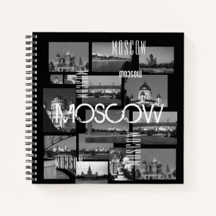 Moskouse stad St. Basil's Cathedraal Architecture Notitieboek