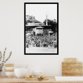 Moslem Worship in Mecca Arabia in 1885 Poster (Keuken)