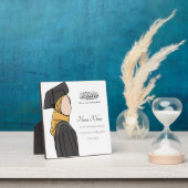 Moslim Afstudeerder Gepersonaliseerd Afstuderen Gi Fotoplaat (Insitu)