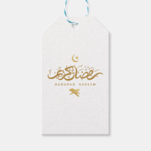 Moslim Arabische kalligrafie Ramadan Kareem T-shir Cadeaulabel