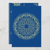 Moslim bruiloft Save the Date (Voorkant / Achterkant)