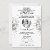 Moslim Dood Aankondiging Man Janaza Gebed (Voorkant)