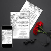 Moslim Dood Aankondiging Man Janaza Gebed