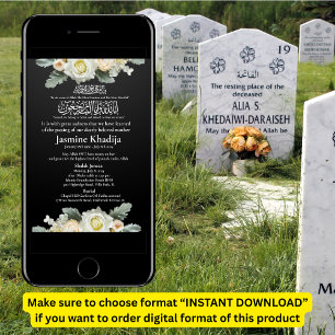 Moslim Dood Aankondiging Vrouw Janaza Gebed