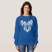 Moslim mama hart sweatshirt (Voorkant volledig)