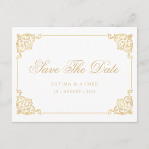  Moslim Wit Save The Date Aankondiging