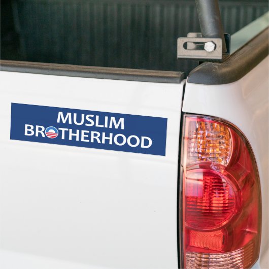 Moslimbroederschap Bumpersticker (Op Truck)
