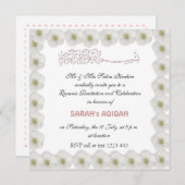 Moslimmeisje Aqiqah Kaart (Voorkant / Achterkant)