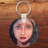 moslimmeisje sleutelhanger (Voorkant)