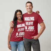 Moslims geloven in Jezus (pbuh) T-shirt (Unisex)