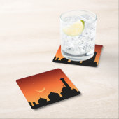 Mosque Silhouette Evening Sky - Onderzetter papier (Insitu)