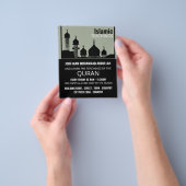 Mosque Silhouette, Islamic Teaching Adverteren Flyer (Hand)