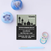 Mosque Silhouette, Islamic Teaching Adverteren Flyer (Enkel)