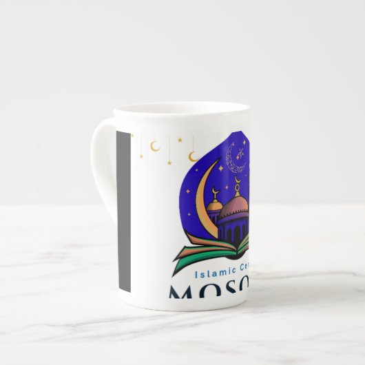 Mosque Under Stars Mug – Islamic Center Design (Devant gauche)