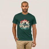 Mosquée Al-Aqsa, Save Gaza - Vector T-Shirt Design (Devant entier)