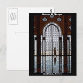 Mosquée de Hassan II carte postale à Casablanca, (Devant / Derrière)