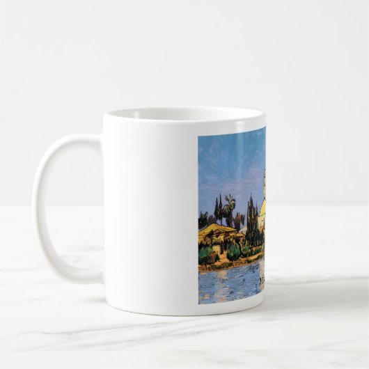 Mosquée Hala Sultan Tekke sur une Mug (Gauche)