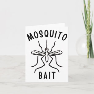 Mosquito Bait Funny Camping Kampvuur Buiten Bug Kaart