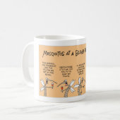 Mosquito bloedtest koffiemok (Voorkant links)