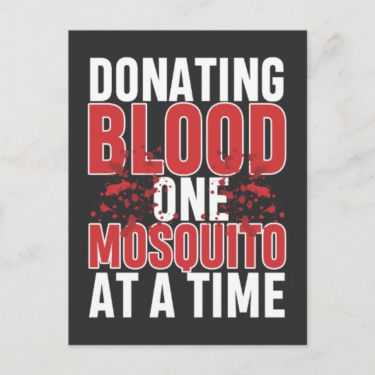 Mosquito Camping Camper Natuur Adventure Hiker Briefkaart (Voorkant)