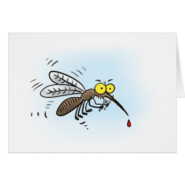 Mosquito cartoon (Voorkant Horizontaal)