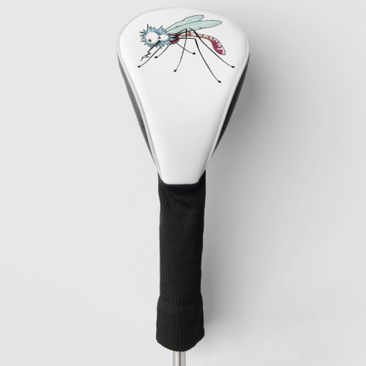 Mosquito cartoon golfheadcover (Voorkant)