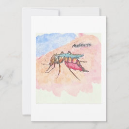 Mosquito Greeting Card Kaart