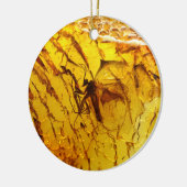 Mosquito in amber keramisch ornament (Links)