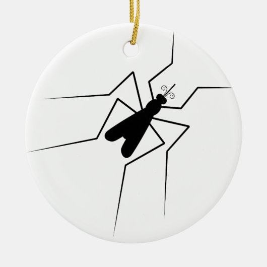 Mosquito Keramisch Ornament (Voorkant)