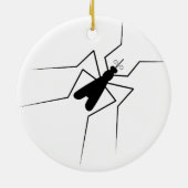 Mosquito Keramisch Ornament (Achterkant)