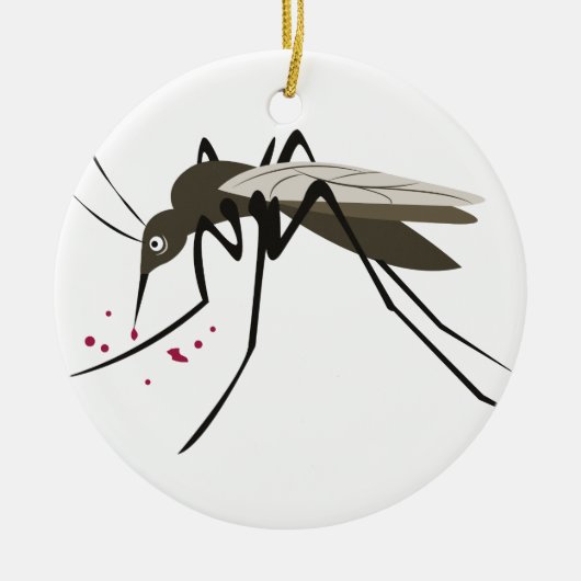 Mosquito Keramisch Ornament (Voorkant)