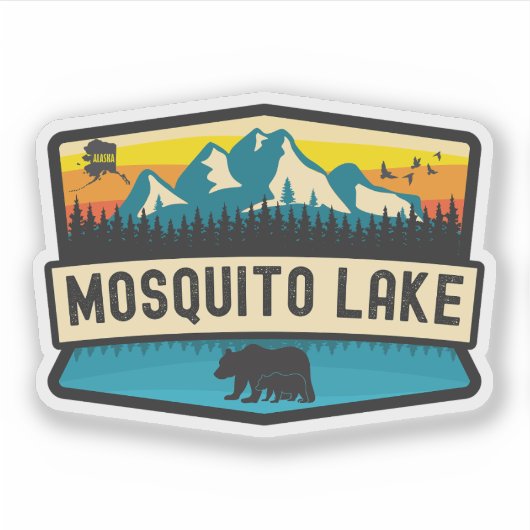 Mosquito Lake, Alaska Sticker (Voorkant)