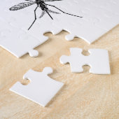 Mosquito Puzzle Arrière - plan blanc (Côté)