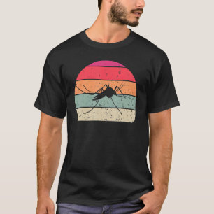 Mosquito Retro Mosquito Silhouette Animal T-shirt