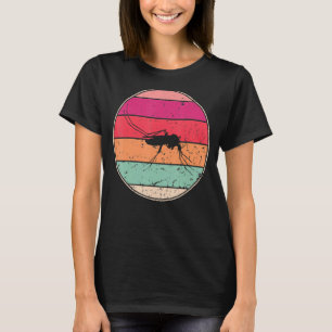 Mosquito Retro Mosquito Silhouette Animal T-shirt