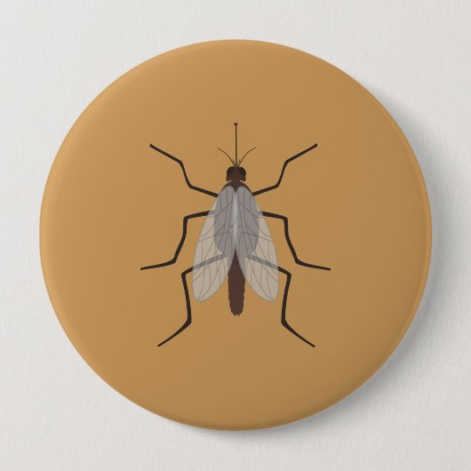 Mosquito Ronde Button 4,0 Cm (Voorkant)