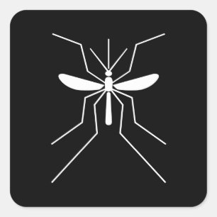 Mosquito Vierkante Sticker
