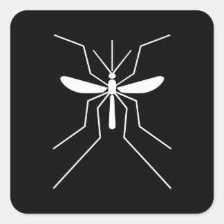 Mosquito Vierkante Sticker