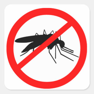Mosquito Vierkante Sticker