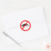 Mosquito Vierkante Sticker (Envelop)
