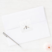 Mosquito Vierkante Sticker (Envelop)
