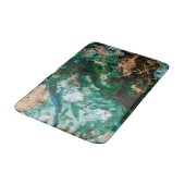 Moss Agate Green Crystal Geode Abstract Badmat (Gekanteld)