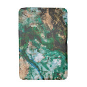 Moss Agate Green Crystal Geode Abstract Badmat (Voorkant Verticaal)
