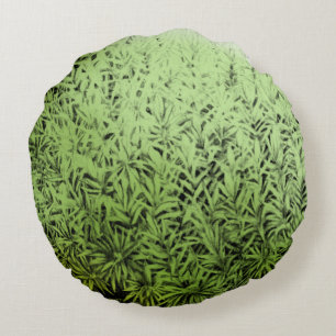 Moss ball tekening groene ronde kussen