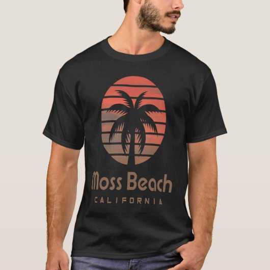 Moss Beach California T-shirt (Voorkant)
