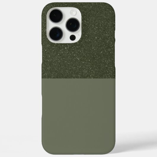 Moss coque iphone vert demi-texture - personnalisa (Verso)